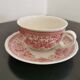 Villeroy & Boch Saar Germany antique red coffee and tea set