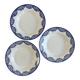 Set of 3 deep plates Sarreguemines Capri