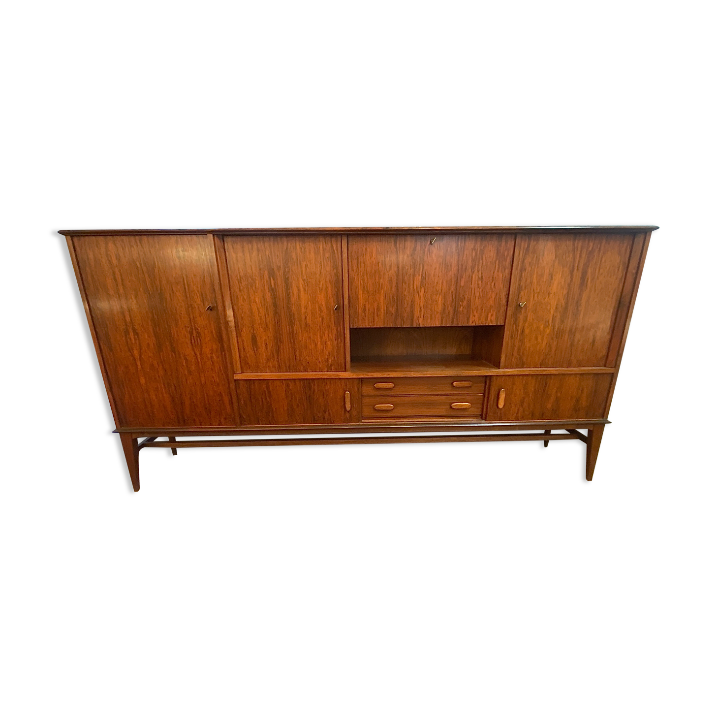 Scandinavian row high rosewood rio for arno circa 60