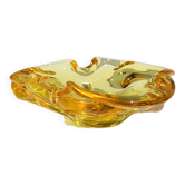 Mid-Century Modern Murano Ashtray in yellow, 1960s