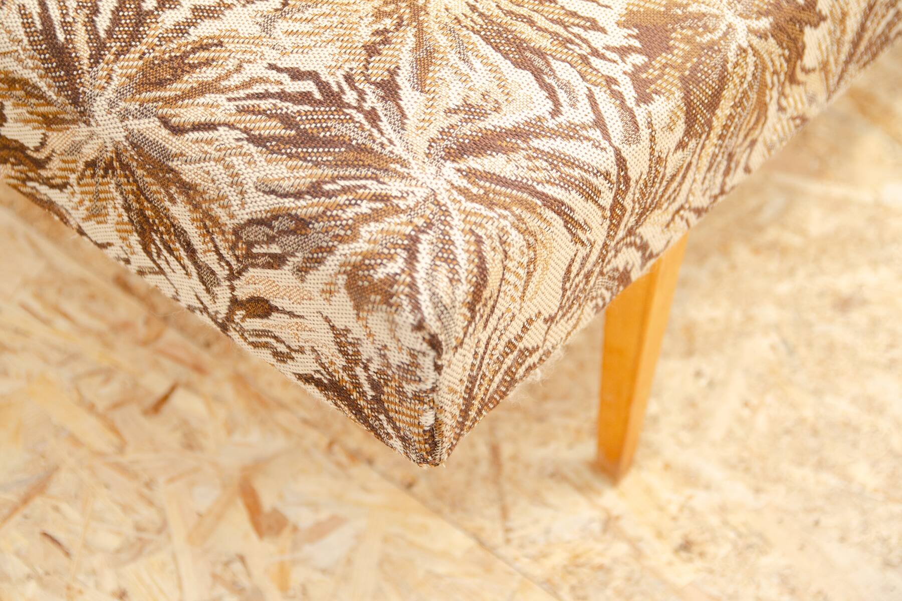 Lit de repos pliant du milieu du siècle par Miroslav Navrátil, années 1960, Tchécoslovaquie