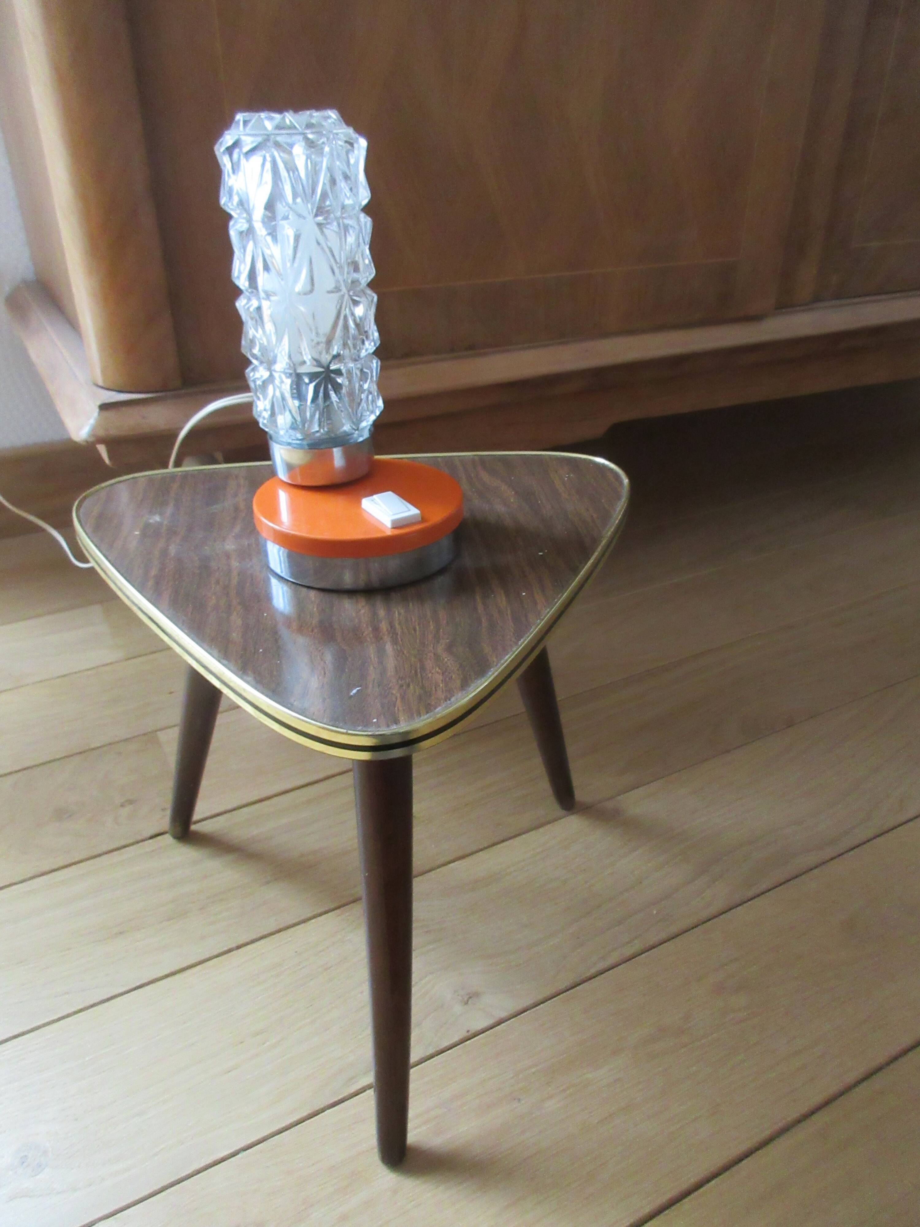 Vintage orange lamp
