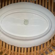 Oval ironstone dish stamped Laveno