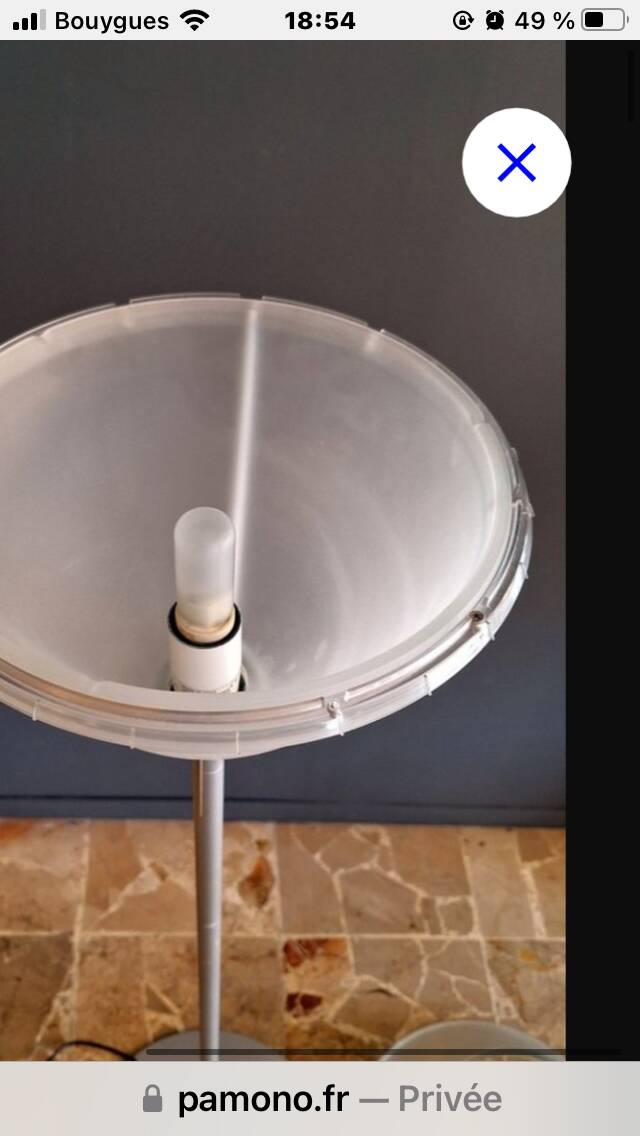 Romeo moon floor lamp By Philippe Starck