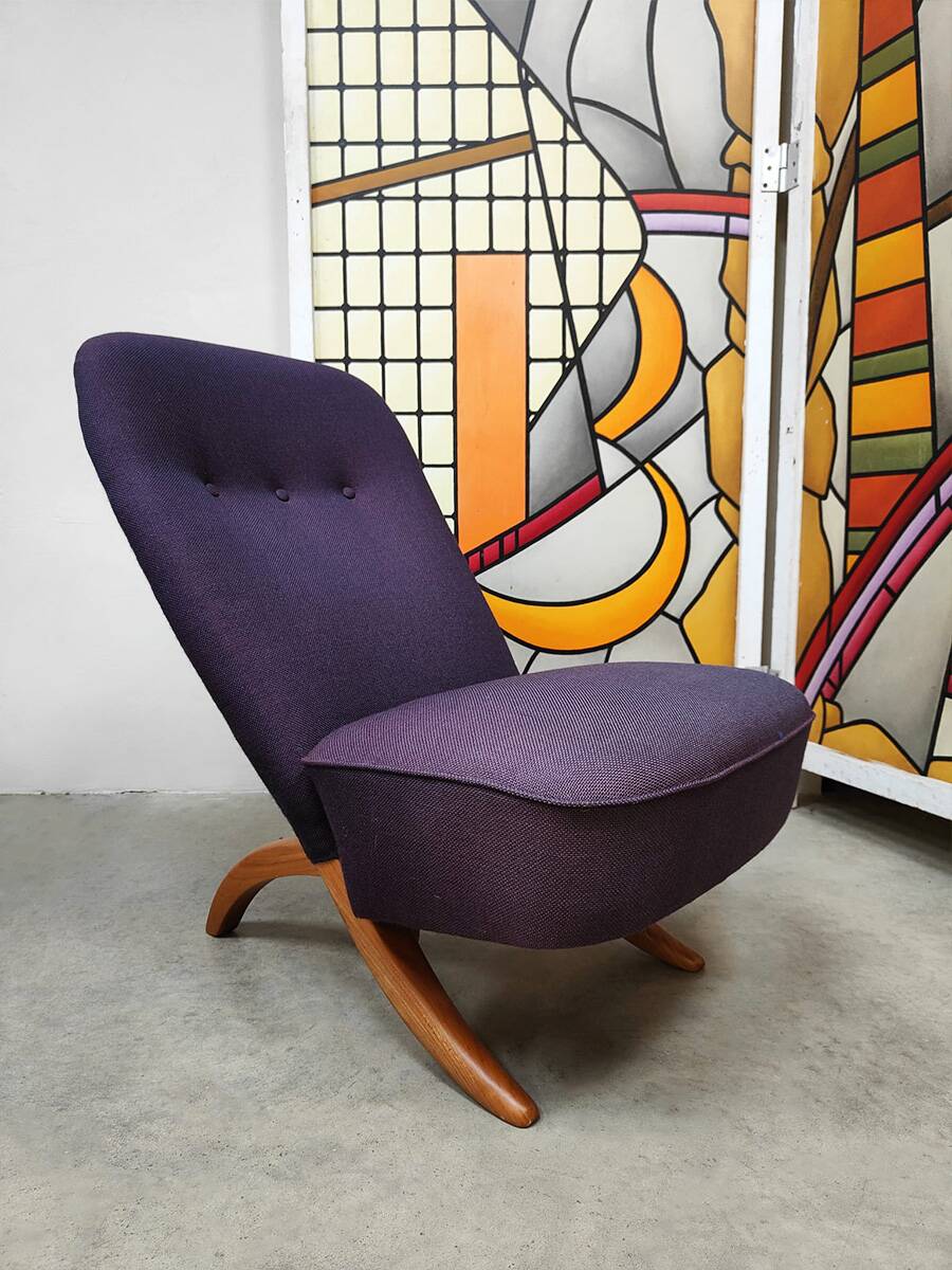 Vintage Dutch design Congo chair Theo Ruth Artifort