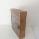 Old pharmacy showcase in wood and glass, 4 tablets 50