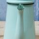 Cafetière émaillée verte d'eau
