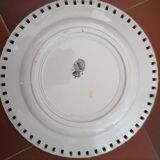 Plate Lunéville flower