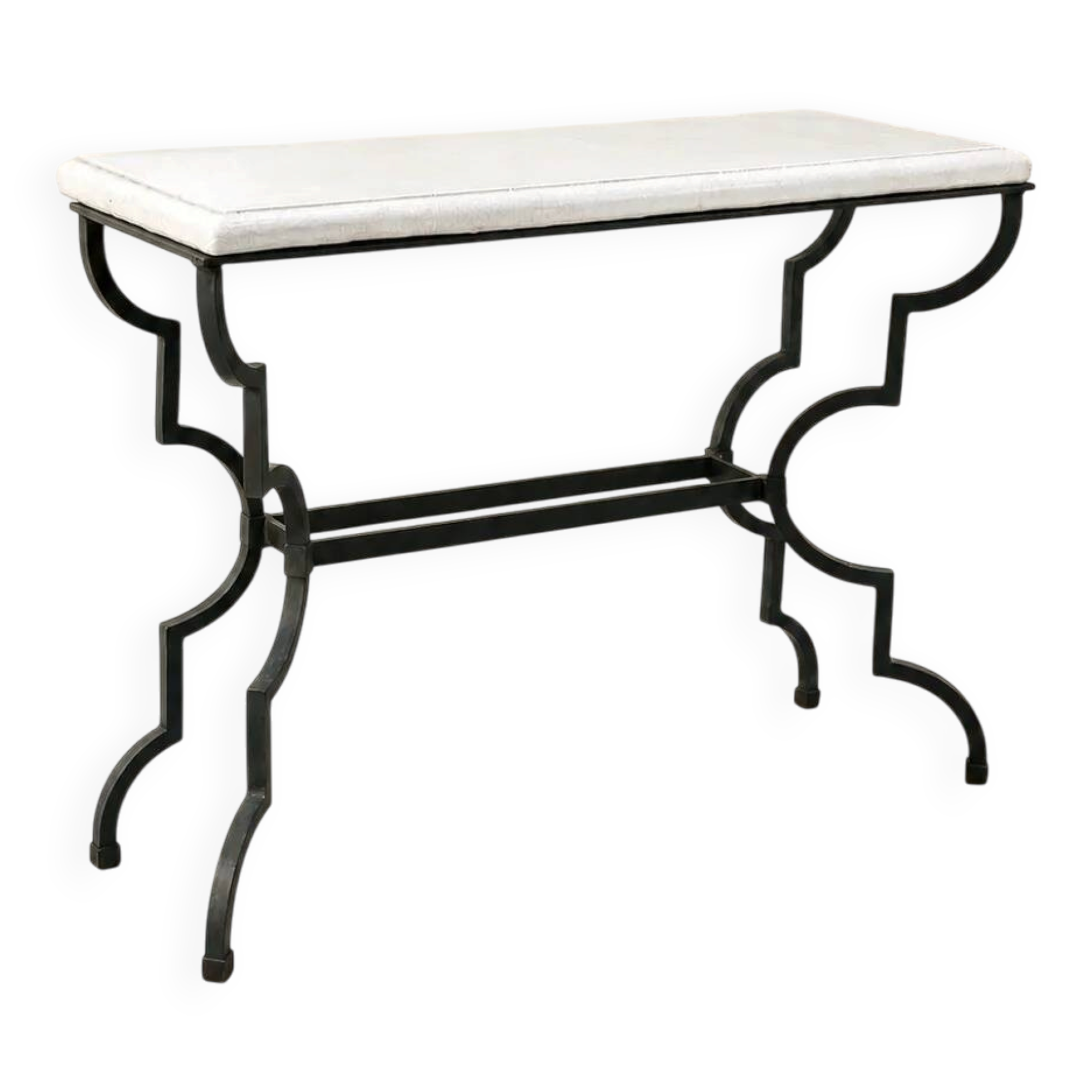 Forged Iron Neoclassical Console Table, Italy 1950’s