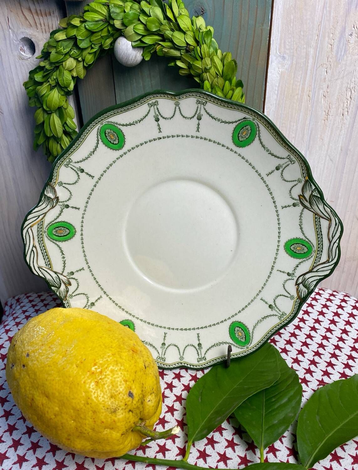 Antique Royal Doulton Earthenware Cake Plate