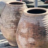 Pair of large Spanish jars