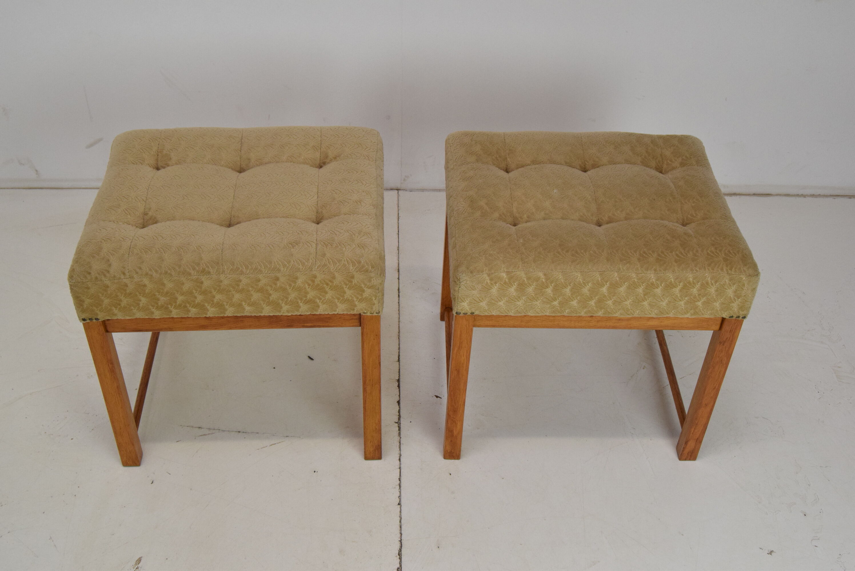 Pair of mid-century footstools 1960's