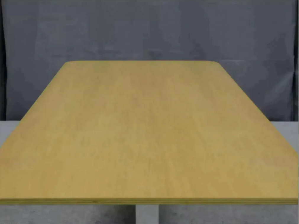 Oak coffee table, 1970