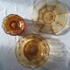Vintage 50s yellow glass dinnerware set