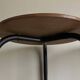 Pair of mid-century modernist plywood bedside stools, 1960s