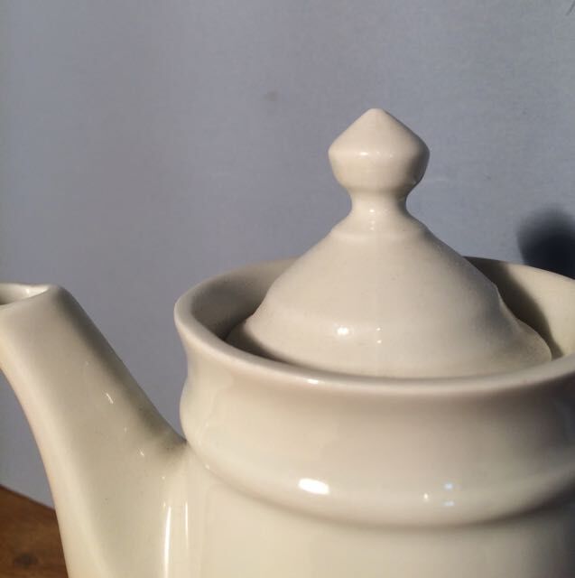 Trio of pitchers and jam jar