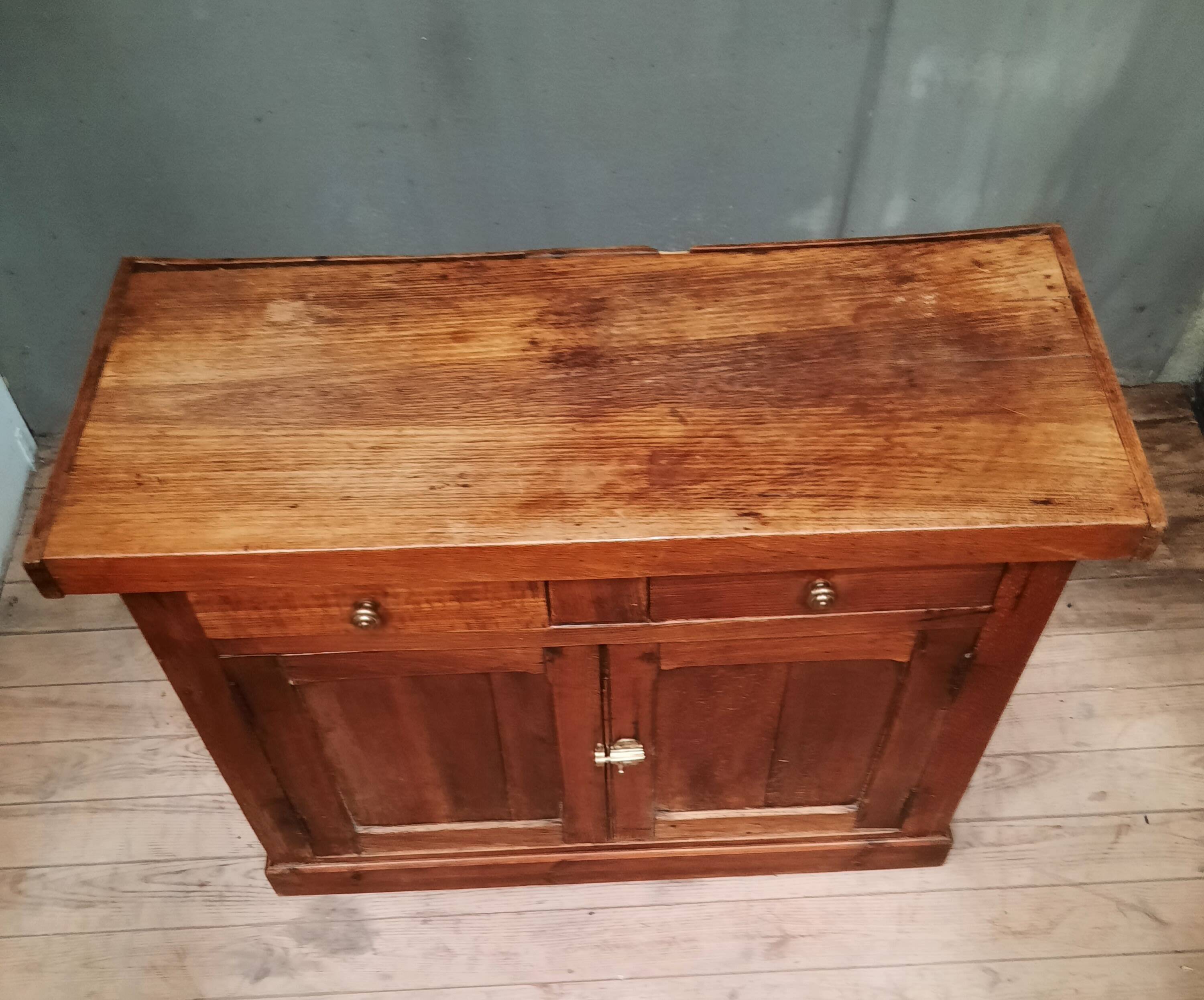 Solid wood office sideboard