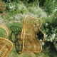 Paire fauteuils rotin vintage