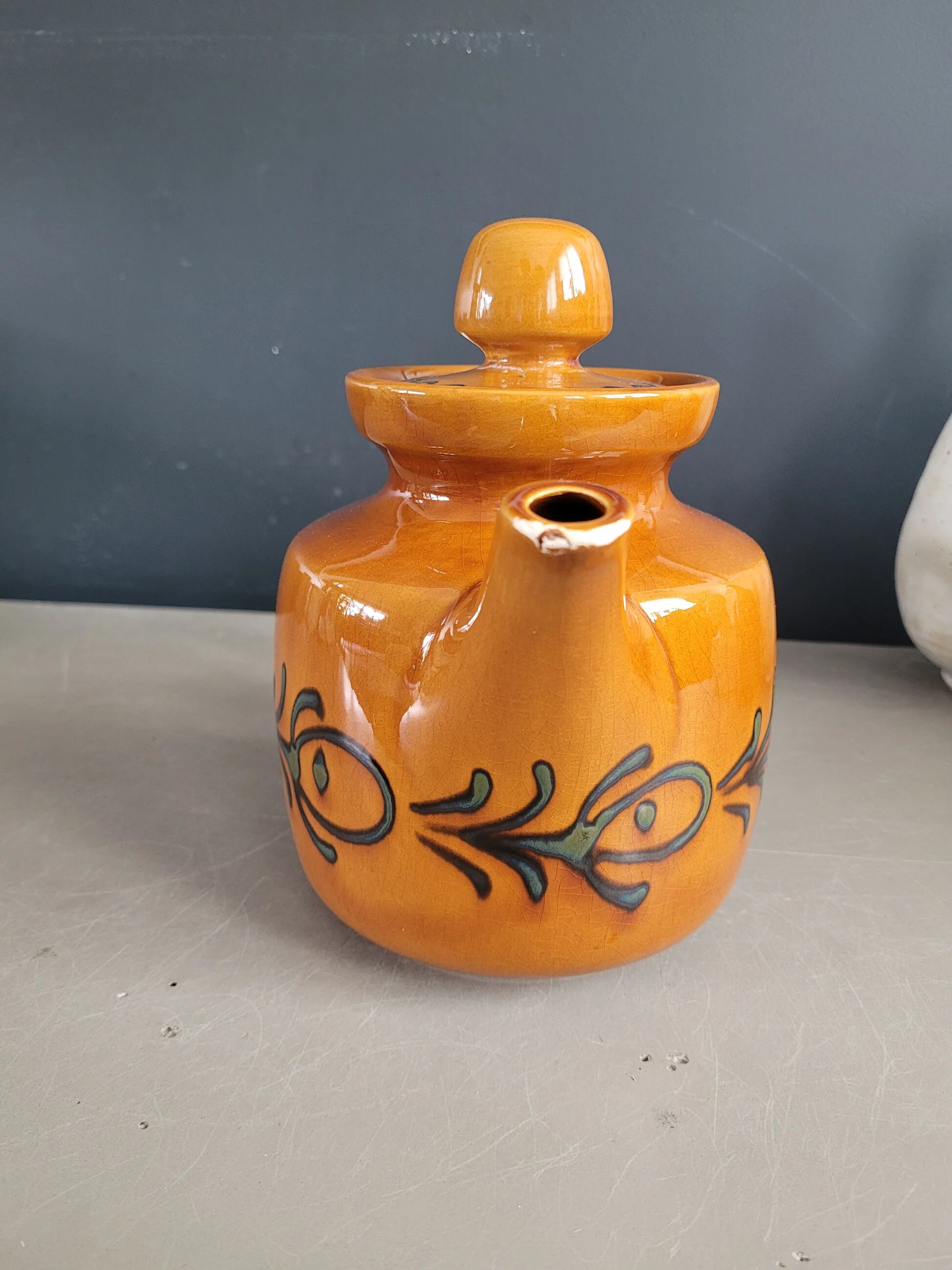 Katrin Teapot Hand-painted 4653 - Ref 1040