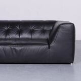 Ligne Roset Malhoun 3-seater sofa in aubergine leather