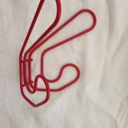 Pair of butterfly and demi-vestiaire of the 70 hooks