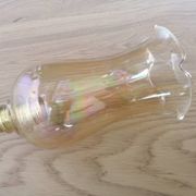 Lot de 7 suspensions globes vintage en verre