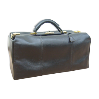 Vintage leather suitcase