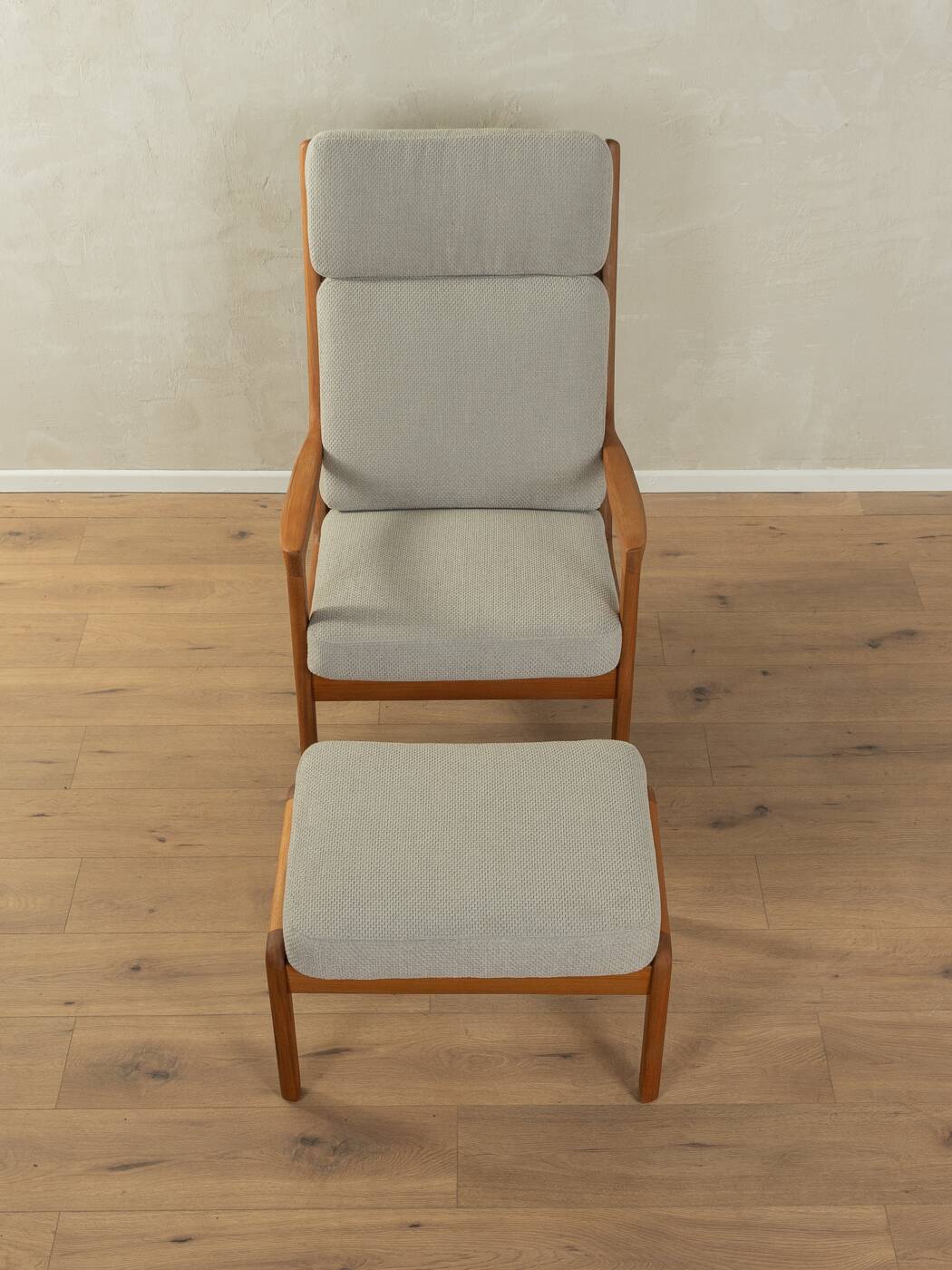 Senator armchair with stool, Ole Wanscher