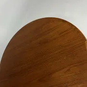 Danish teak dining table round vintage mid-century design VV Mobler