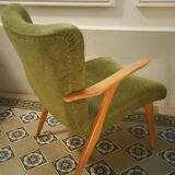 Scandinavian Wing Chair 50s 60s