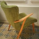 Fauteuil Wing Chair  scandinave années 50 60
