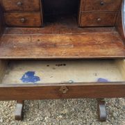 Victorian oak graduated desk – circa 1890-1910.