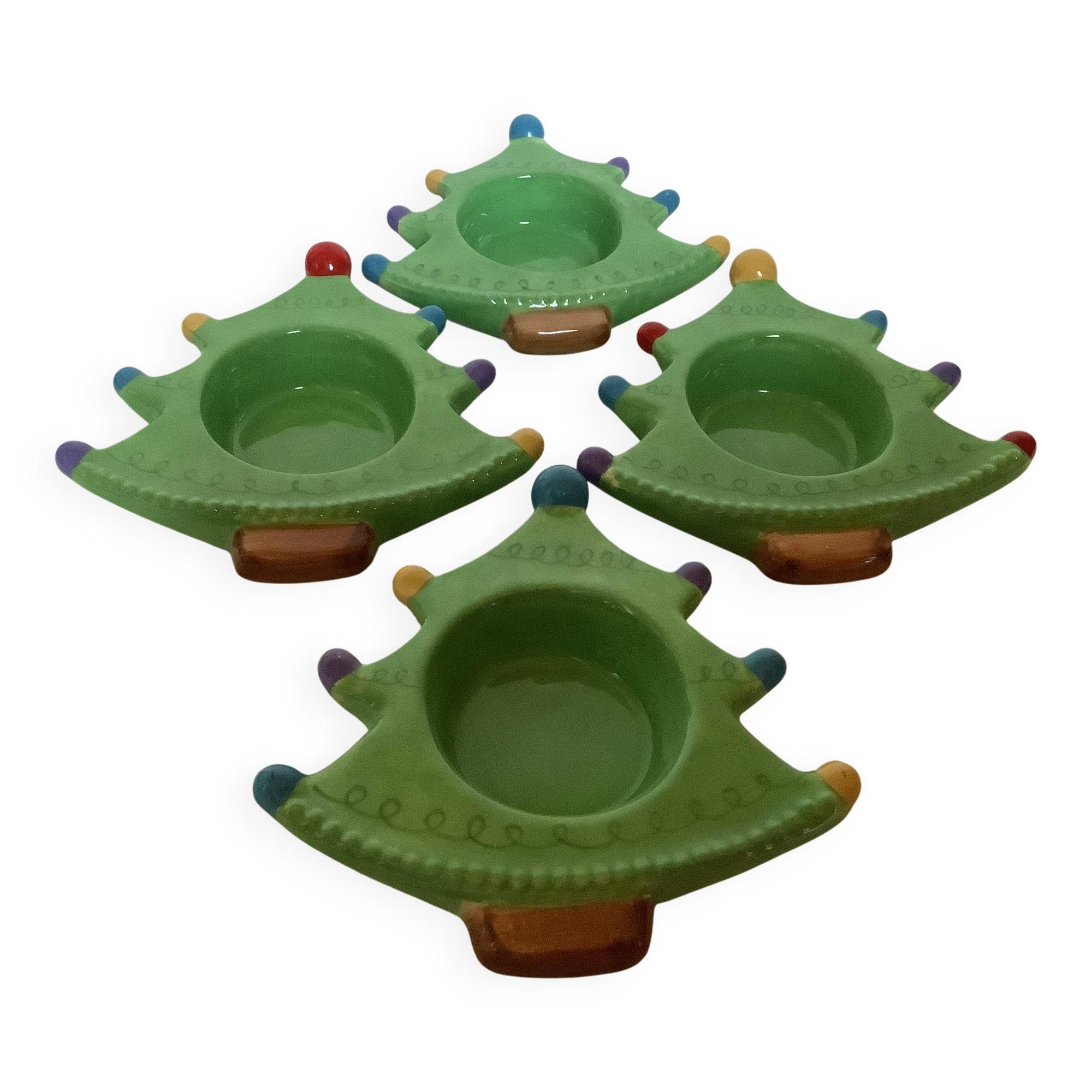 4 Bougeoirs De L'Avent En Métal - Forme Couronne - Pour Décorations De Noël, Couronnes, Bougies - Rétro Et élégant