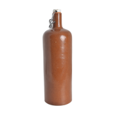Bouteille en grès vernissé