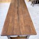 Table de ferme campagne noyer massif XL 250cm