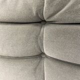 Vintage 2 and 3 seater green velvet togo set