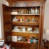 Old cabinet pegged with many drawers