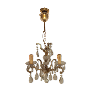 ancien lustre à pampilles