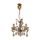 Old baroque chandelier with tassels