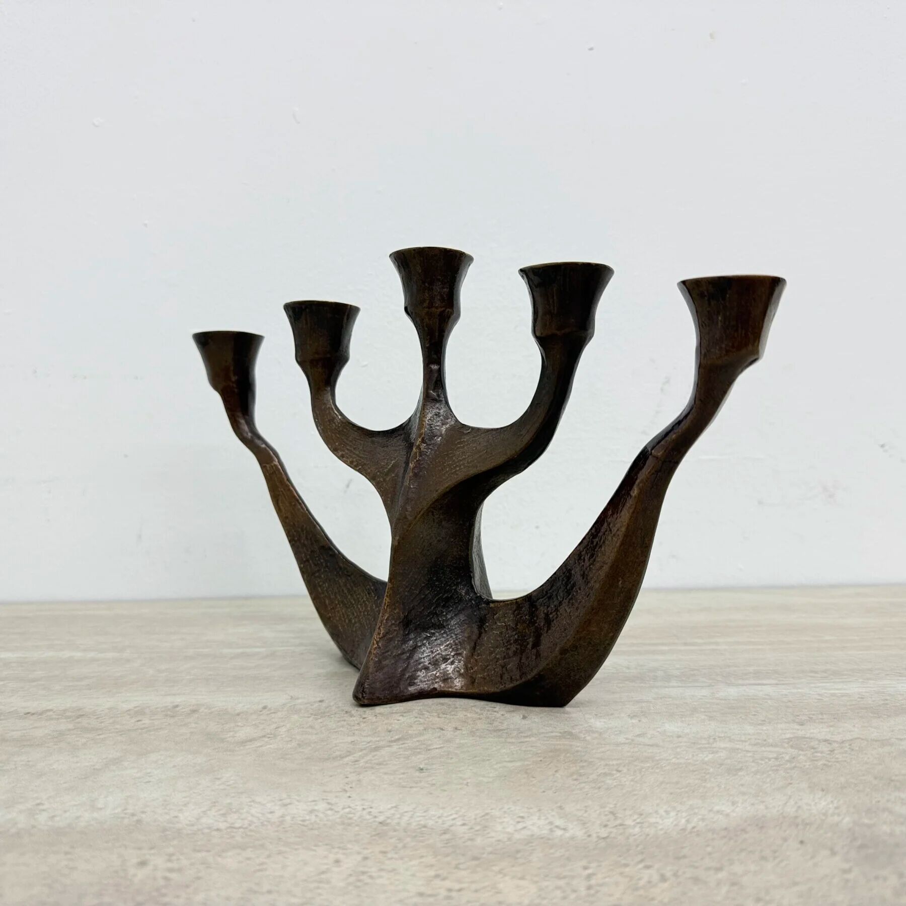 Brutalist candle holder by Horst Dalbeck, 1970s, Germany