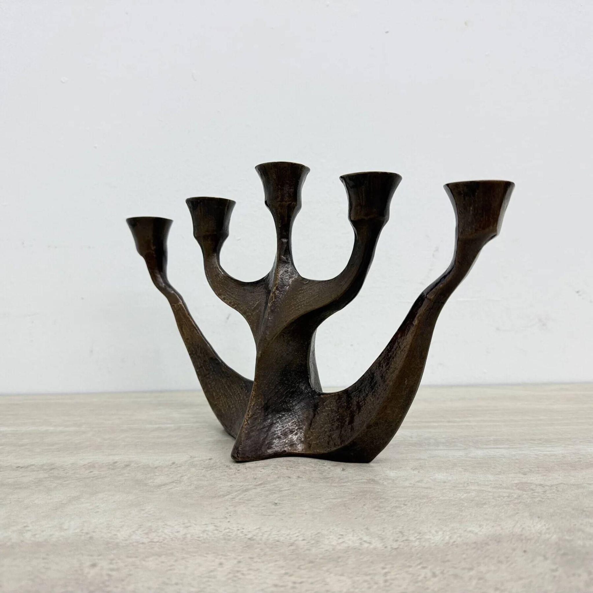 Brutalist candle holder by Horst Dalbeck, 1970s, Germany