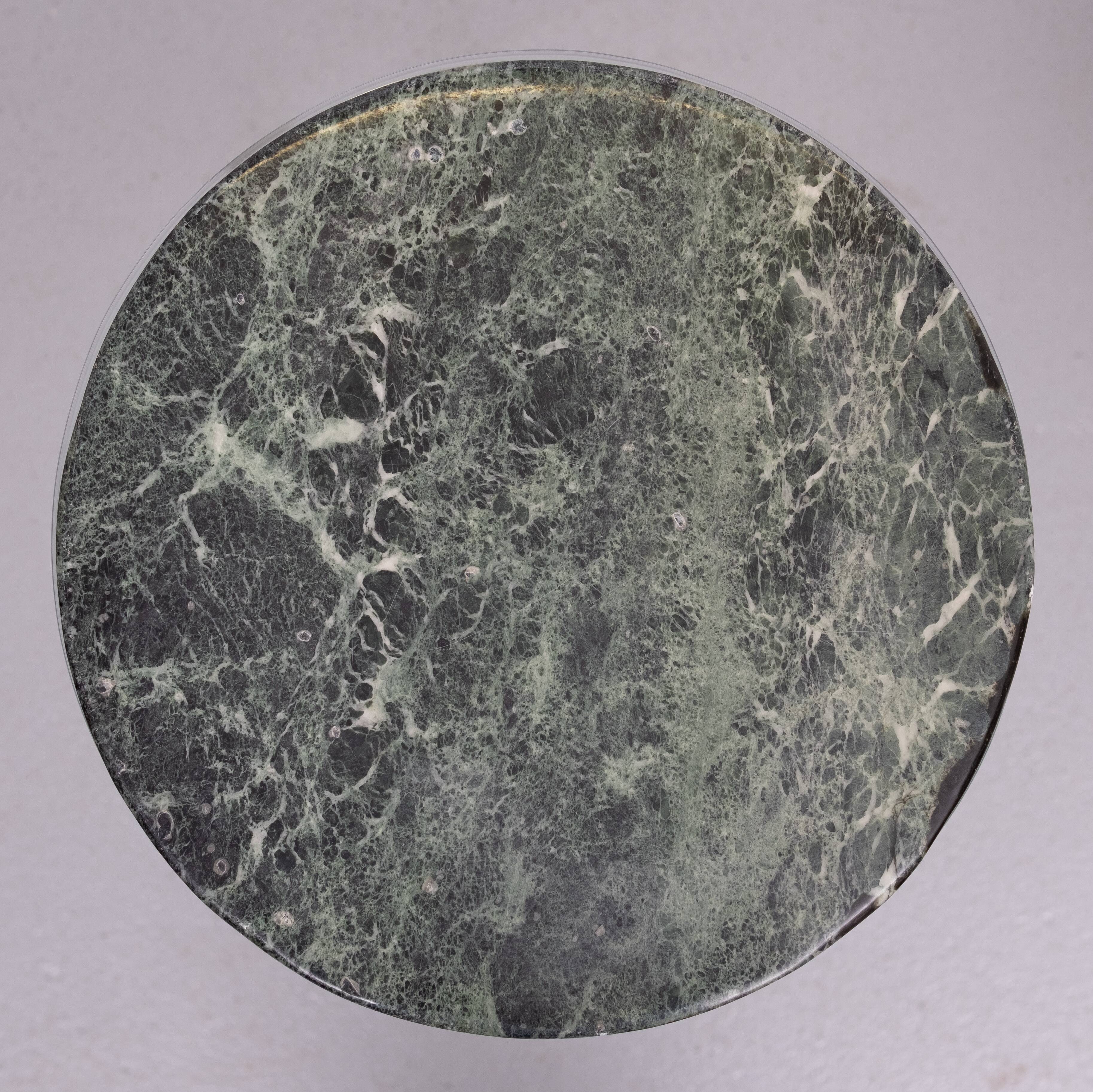 Green Marble top Side tables 1990s Holland