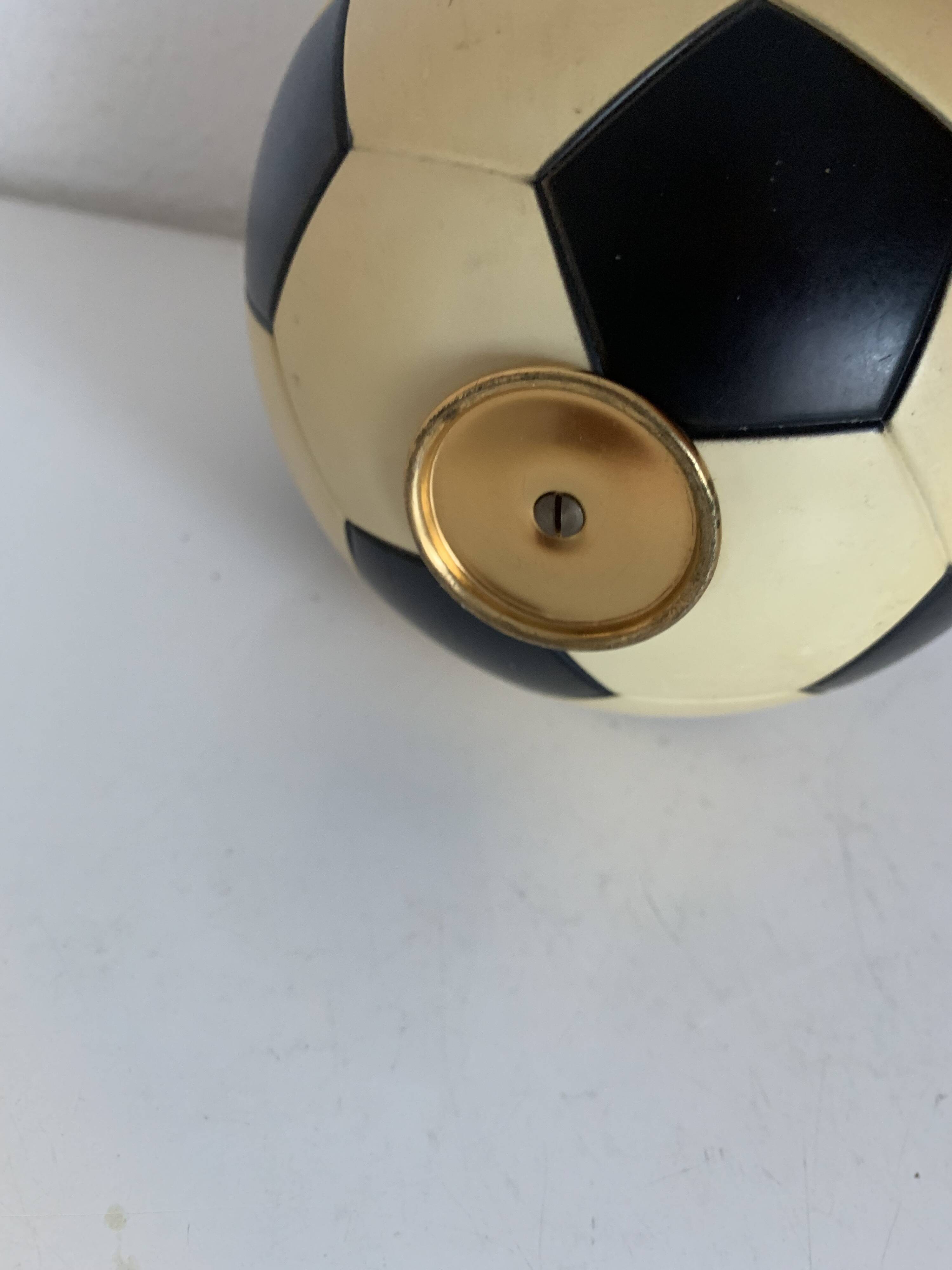Vintage 1960 cigarette holder football balloon dispenser box - 15 cm