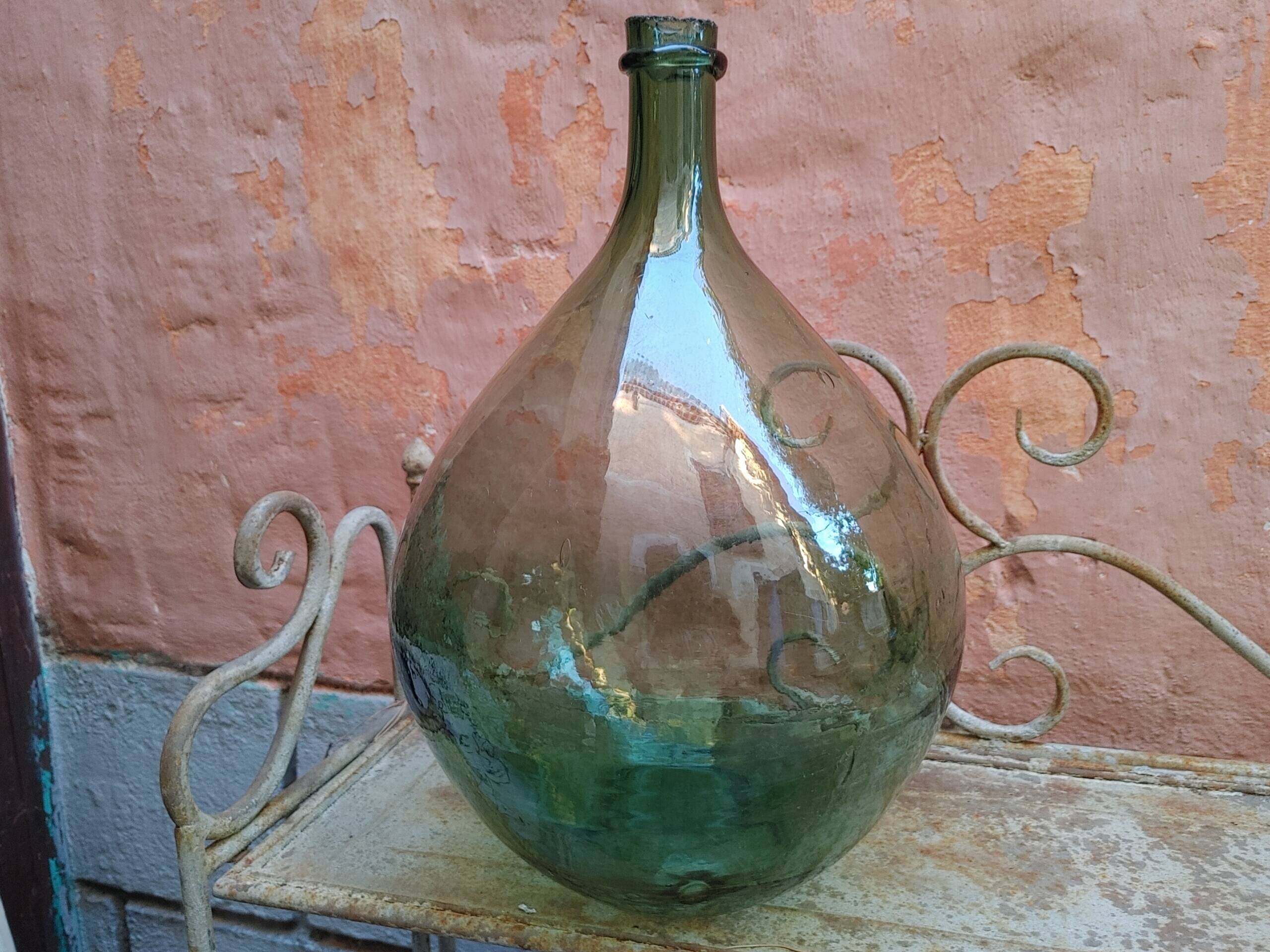 Demijohn late 19th Height 42 cm