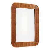 Handmade rattan mirror