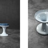 Vintage plastic stool from the space age, made by Emsa, West Germany, 1960s.