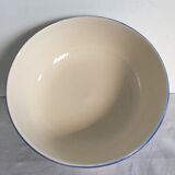 Série de plats, saladier, soupière - décor bleu