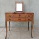 Travailleuse style Louis XV en placage de noyer