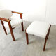 Vintage boucle armchair with foot stool, 1960s