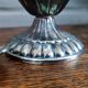 Vintage Christofle caviar spoon set Fleuron dolphin decoration